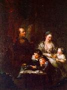 The Artist's Family before the Portrait of Johann Georg Sulzer